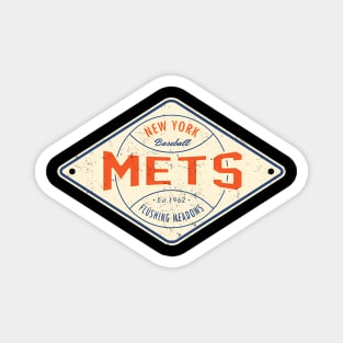 New York Mets Diamond 1 By Buck Originals Magnet