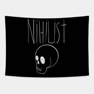 Nihilist (White) Tapestry