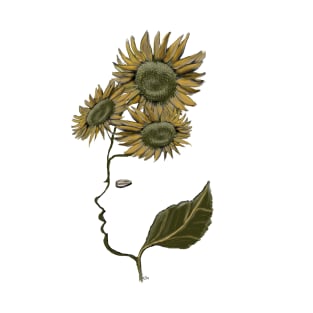 lady sunflower T-Shirt