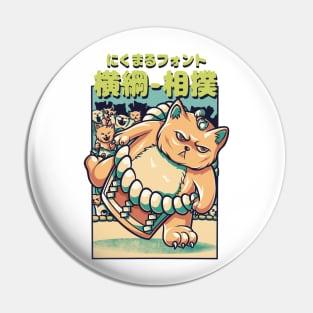 Sumo Cat Pin