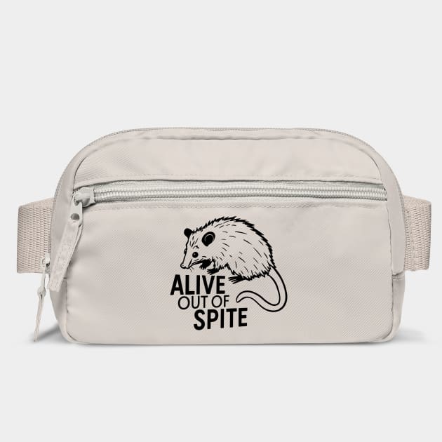 Alive Out Of Spite Anxiety Resilience Sarcasm by Anticorporati