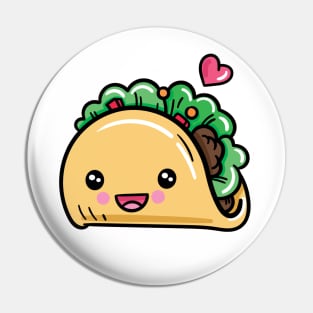 Kawaii Taco Pin