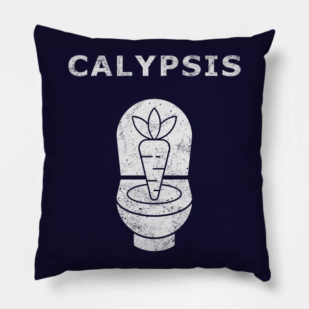 CALYPSIS (grey worn) [Rx-Tp] Pillow by Roufxis