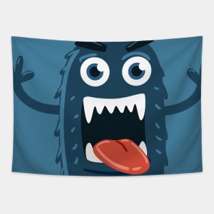 Cute Boo! I'm a Monster Face Halloween Tapestry