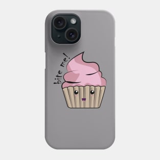 Bite me cupcake Phone Case