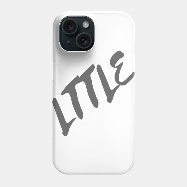 LTTLE - Grey Logo Phone Case by LTTLE