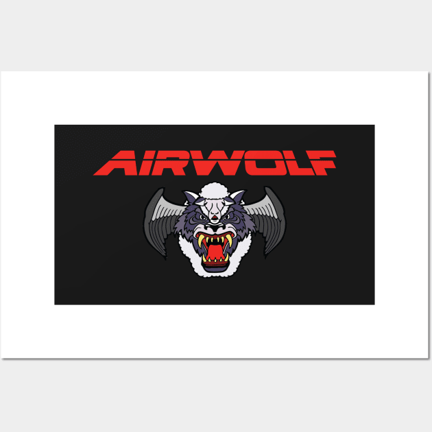 Airwolf tv series, supercopter | Art Print