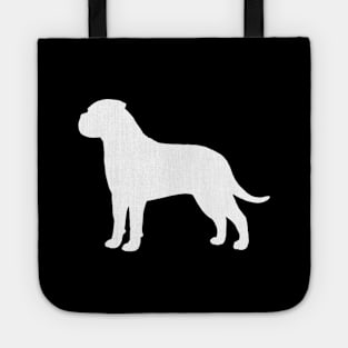 Bullmastiff Silhouette Tote