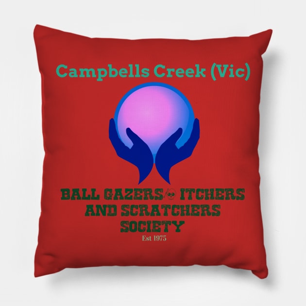 Ball Gazers, Itchers and Scratchers Pillow by Quirky Design Collective