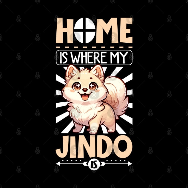 Home is with my Korean Jindo by Modern Medieval Design