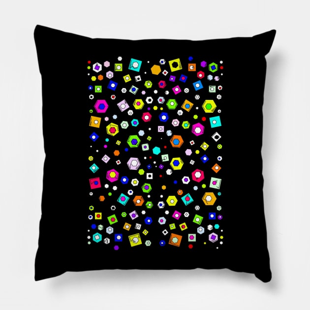 Hexaedrons Pillow by albertocarlosmontana