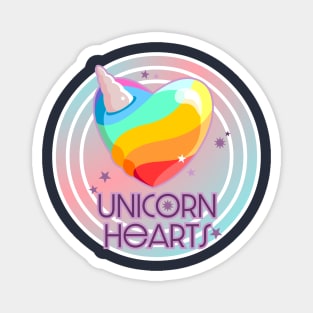 Unicorn Hearts Magnet