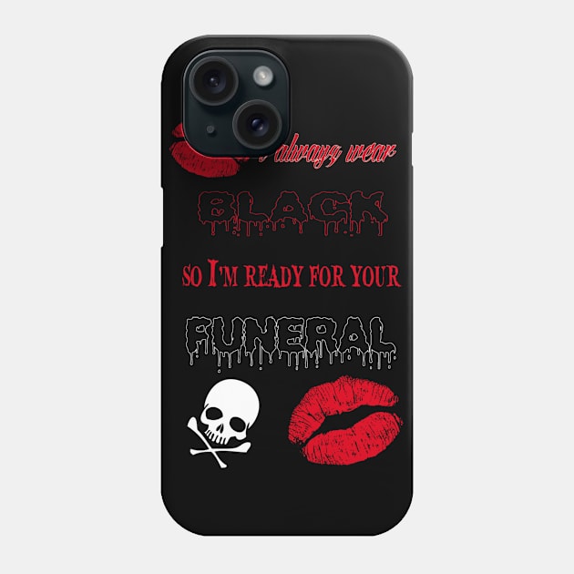 Funeral Phone Case by Wicked9mm