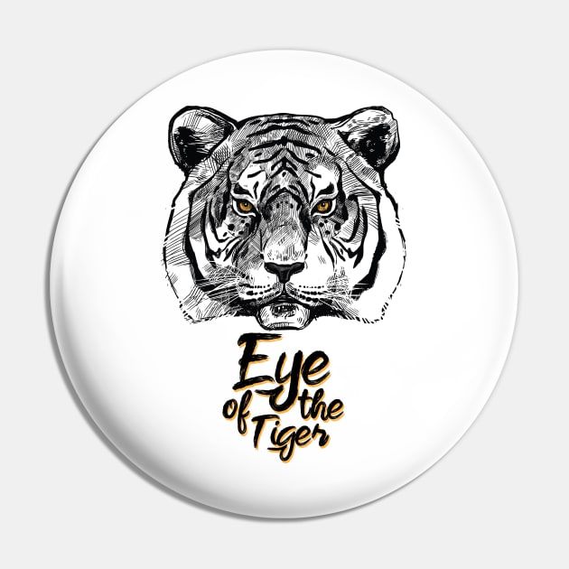 Eye of the Tiger Pin by BasilAlmajed