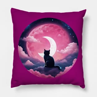 Moon Cat Pillow