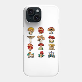 Mushroom gift Mycology Fungi Foraging Mushroom Whisperer Phone Case