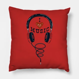 listening to music Pillow