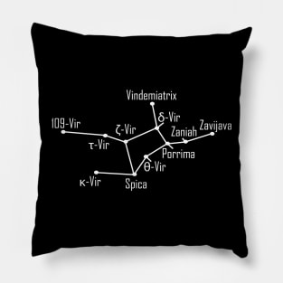 Virgo Constellation Pillow