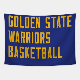 Warriors Basketball Tapestry