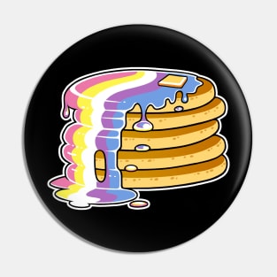 Bigender Pride Pancakes LGBT Pin