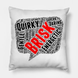 Positive Words, Positive Vibes, Quotes Pillow