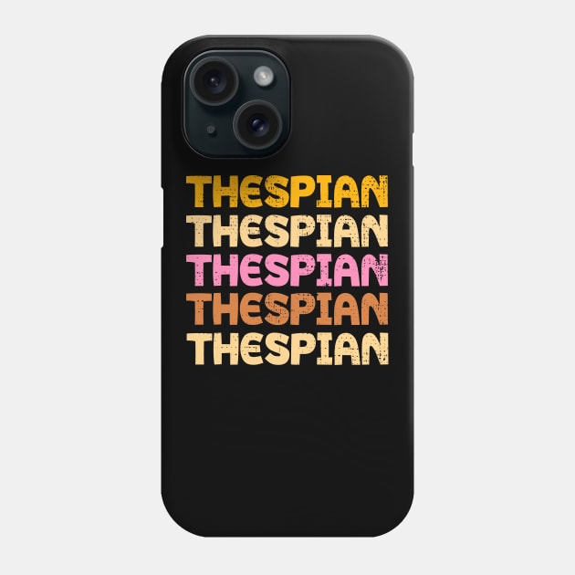 Thespian Vintage Shirt Phone Case by KsuAnn