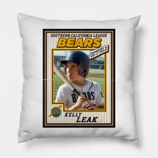 Bad News Bears Baseball Card Kelly Leak Pillow