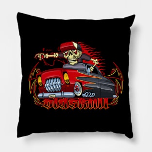 Old skull Pillow