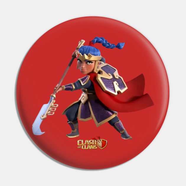 Royal Champion Warrior Champion - Clash of Clans Pin by RW Designs