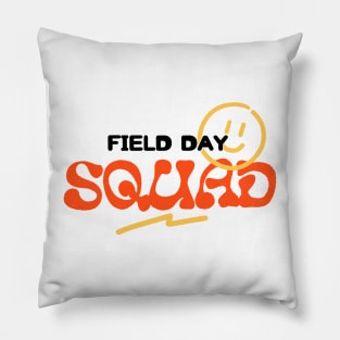 Cool field day squad design Pillow