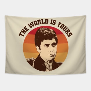 Vintage The World Is Yours Tapestry