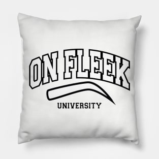 On Fleek University Pillow