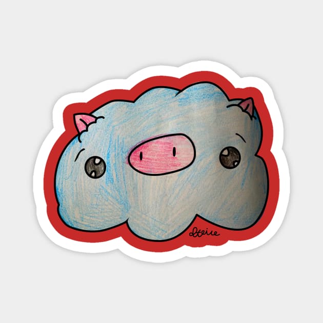 Piggie Wiggie Magnet by Stevie's Tees