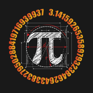 Happy Pi Day - Pi Constant Symbol Funny Math T-Shirt