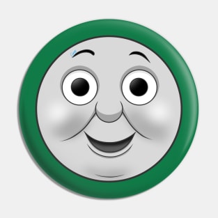 Percy excited face Pin