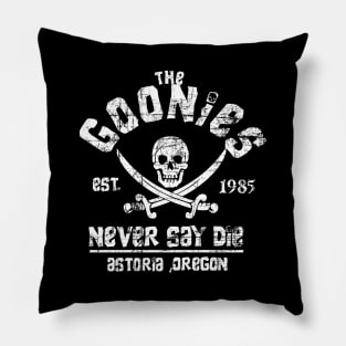 The Goonies Never Say Die 1985 Vintage Pillow