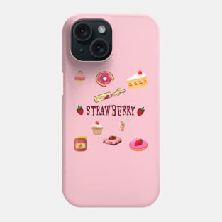 Strawberry Everywhere Phone Case