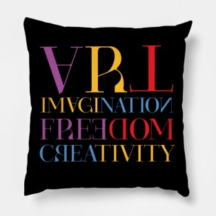 Art Imagination Freedom Creation Pillow