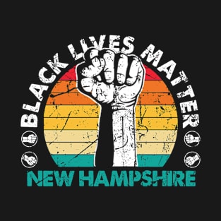 New Hampshire black lives matter political protest T-Shirt