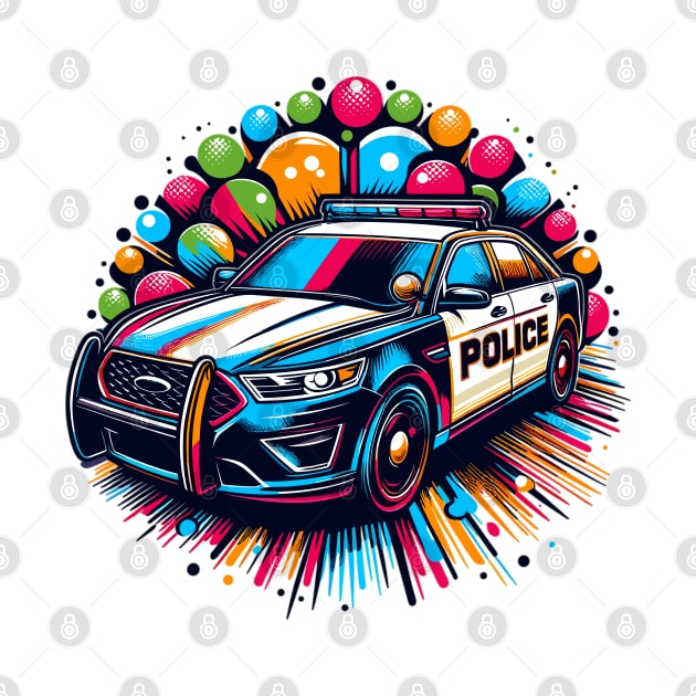 Police car by Vehicles-Art