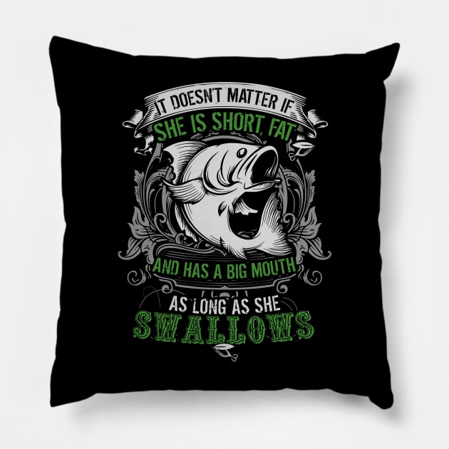 As long as she swallows Pillow by Andreeastore  