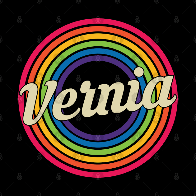 Vernia - Retro Rainbow Style by MaydenArt