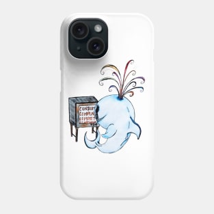 Yes whale Phone Case
