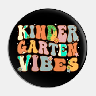 1St Day Of School Kindergarten Vibes Student Eacher Kids Pin