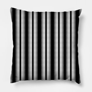 Black and White Arrows Pattern Pillow