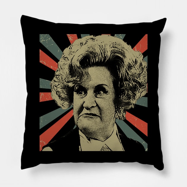 Mrs Slocombe || Vintage Art Design || Exclusive Art Pillow by Setipixel