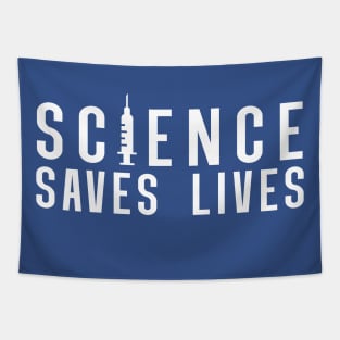 Science Saves Lives | Pro Vaccine Design | Pro Vax Gift Tapestry