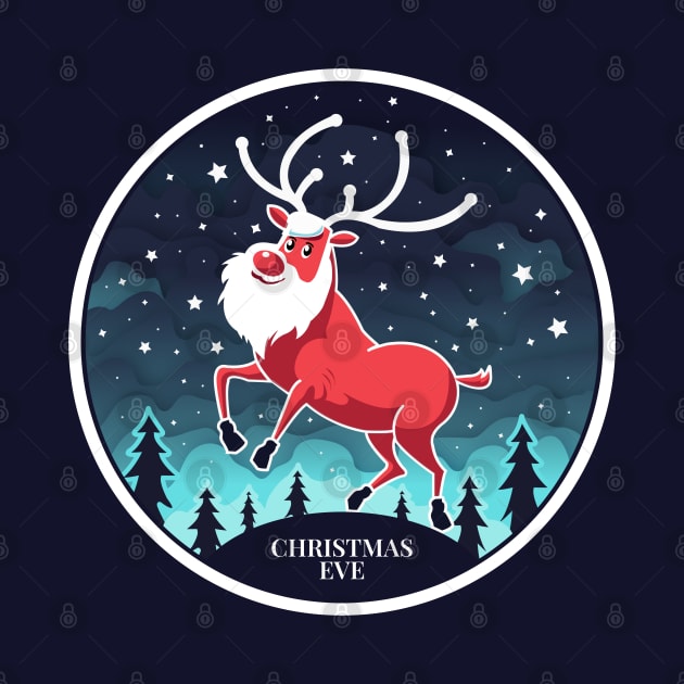The Santa-deer by Minimallistger