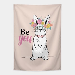 Be You Bunny Tapestry