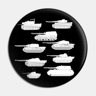 9 real german tanks Pin